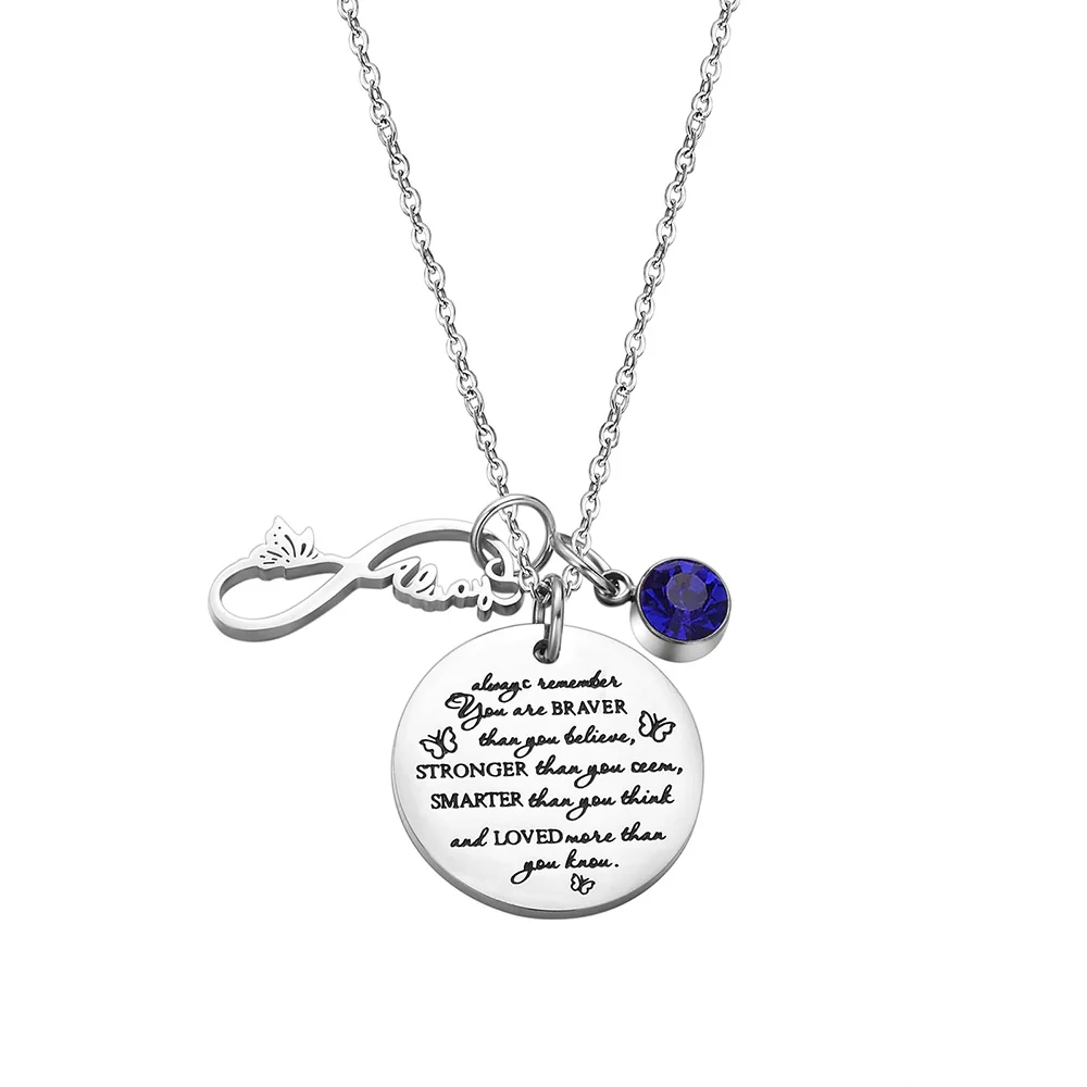 12 Birthstone Necklace Butterfly Infinity Pendant Necklace Stainless Steel Inspirational Jewelry Women Birthday Gift
12 Birthstone Necklace Butterfly Infinity Pendant Necklace Stainless Steel Inspirational Jewelry Women Birthday Gift