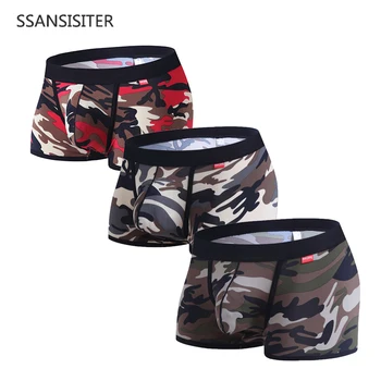 3/6PCS/Lots Cool Mens Camouflag Boxer Silk Feather Print Men's Underwear Sexy Modal U Convex Pouch Body Fit Breathable Boxer
3/6PCS/Lots Cool Mens Camouflag Boxer Silk Feather Print Men's Underwear Sexy Modal U Convex Pouch Body Fit Breathable Boxer