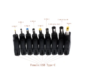 Laptop Power Adapter Connector Dc Plug USB Type C Female to Universal Male Jack Converter for Lenovo for Asus Notebook Charger
Laptop Power Adapter Connector Dc Plug USB Type C Female to Universal Male Jack Converter for Lenovo for Asus Notebook Charger