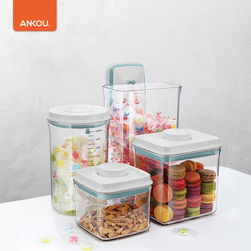 Button Type Food Storage Tank Transparent Plastic Food Coffee Bean Sealed Cans Fruit Box Storage Tank Tea Can Cereal Container
Button Type Food Storage Tank Transparent Plastic Food Coffee Bean Sealed Cans Fruit Box Storage Tank Tea Can Cereal Container
