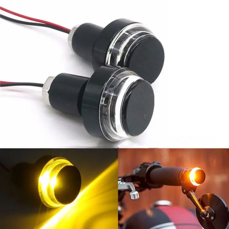 Hight Quality 2PCS Aluminum Signal Light Handle Bar Motorcycle DC 12V Amber LED Replacement
Hight Quality 2PCS Aluminum Signal Light Handle Bar Motorcycle DC 12V Amber LED Replacement