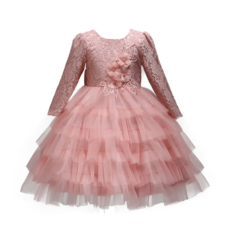 2018 Girls Dresses Elegent Flower Lace Tutu Kids Dresses for Girls Princess Gown Long Sleeve Christmas Dress Children Clothing
2018 Girls Dresses Elegent Flower Lace Tutu Kids Dresses for Girls Princess Gown Long Sleeve Christmas Dress Children Clothing