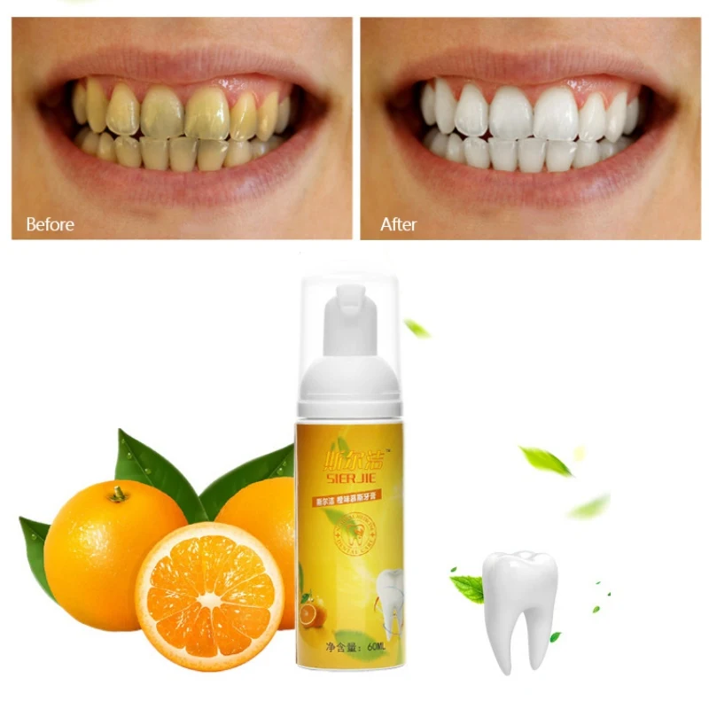 Orange Tooth Mousse Foam Toothpaste Remove Bad Breath Tooth Stains Fresh Breath Oral Cleaning Care Foam Teeth Whitening Cream
Orange Tooth Mousse Foam Toothpaste Remove Bad Breath Tooth Stains Fresh Breath Oral Cleaning Care Foam Teeth Whitening Cream