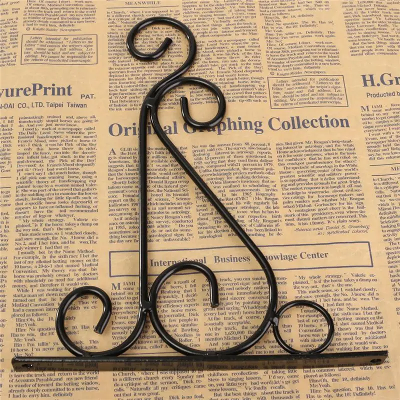 Wrought Iron Art Hooks Hanging Plant Stand Flower Pot Hooks Holder Classic Romantic Landscaping Bathroom Garden Decor
Wrought Iron Art Hooks Hanging Plant Stand Flower Pot Hooks Holder Classic Romantic Landscaping Bathroom Garden Decor