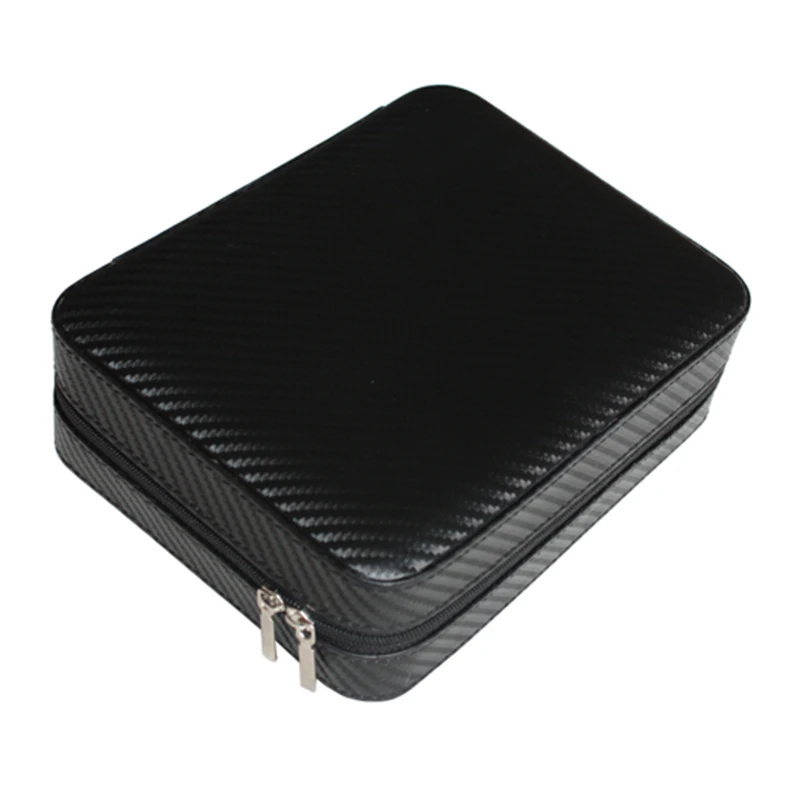 SONNY Carbon Fiber Leather Watch Cufflink Travel Case with Cufflink Ring Storage Watch Jewelry Organizer Collector Best Gift
SONNY Carbon Fiber Leather Watch Cufflink Travel Case with Cufflink Ring Storage Watch Jewelry Organizer Collector Best Gift