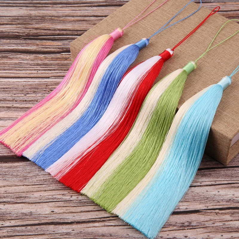 2PCS High Quality Rayon Silk Multicolor Braid Tassels DIY Jewelry Decorative Accessories Bag Pendant Double Color Tassel Fringe
2PCS High Quality Rayon Silk Multicolor Braid Tassels DIY Jewelry Decorative Accessories Bag Pendant Double Color Tassel Fringe