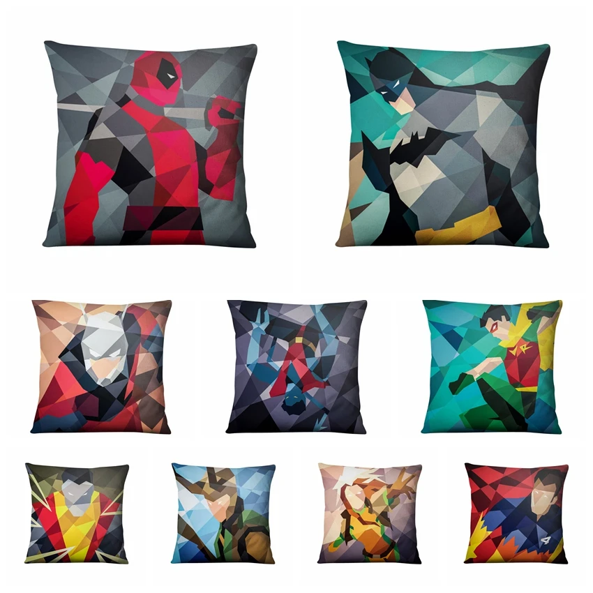 Almofadas Avengers Alliance Super Hero Cushion Decorative Pillow Abstract Geometry American Pop Marvel Printed Pillowcase 45*45
Almofadas Avengers Alliance Super Hero Cushion Decorative Pillow Abstract Geometry American Pop Marvel Printed Pillowcase 45*45