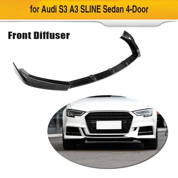 Carbon Fiber Front Bumper Lip Spoiler for Audi S3 A3 SLINE Base Prestige Progressiv Premium Plus Sedan 4-Door 2017 - 2019
Carbon Fiber Front Bumper Lip Spoiler for Audi S3 A3 SLINE Base Prestige Progressiv Premium Plus Sedan 4-Door 2017 - 2019