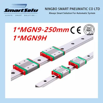 Free shipping 9mm Linear Guide MGN9 L= 250mm linear rail way + MGN9C or MGN9H Long linear carriage for CNC X Y Z Axis
Free shipping 9mm Linear Guide MGN9 L= 250mm linear rail way + MGN9C or MGN9H Long linear carriage for CNC X Y Z Axis