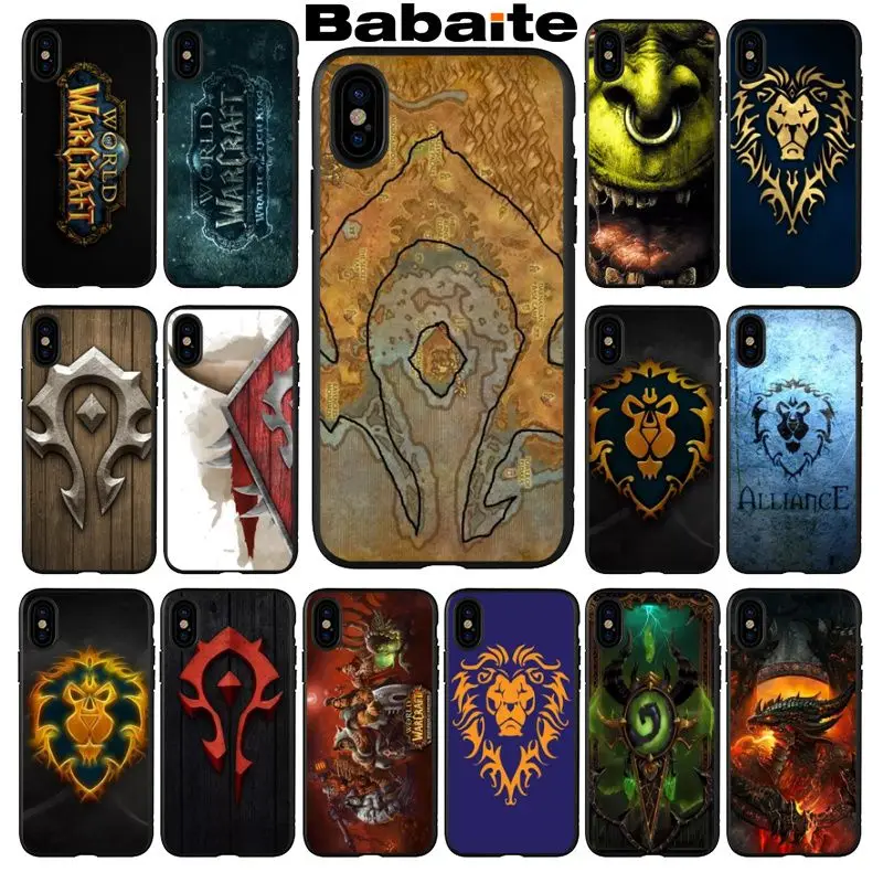 Babaite Minason World Of Warcraft Black TPU Soft Rubber Phone Case Cover for iPhone 8 7 6 6S Plus 5 5S SE XR X XS MAX Coque
Babaite Minason World Of Warcraft Black TPU Soft Rubber Phone Case Cover for iPhone 8 7 6 6S Plus 5 5S SE XR X XS MAX Coque