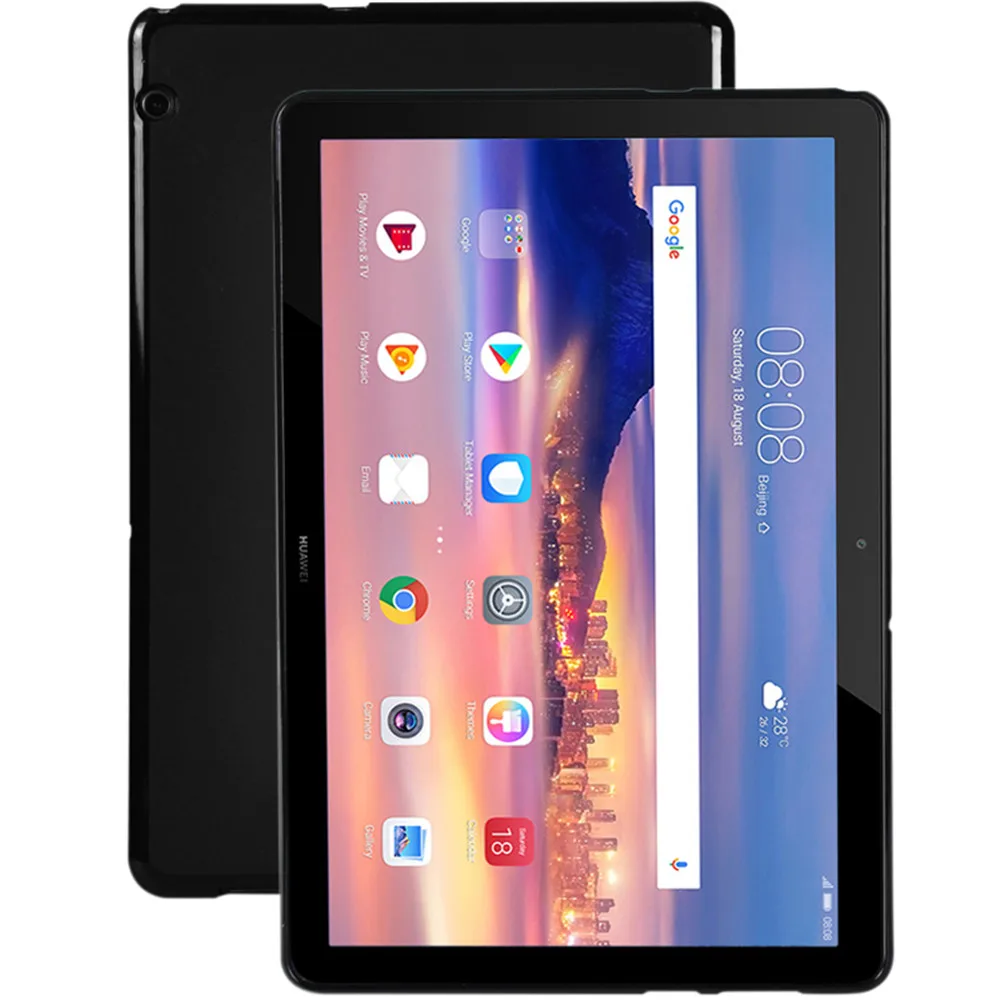 Black&White Solid Soft TPU Silicone Case Cover For Huawei MediaPad T510 AGS2-W09/L09/L03/W1910.1"Tablets&e-Books Case Capa Funda
Black&White Solid Soft TPU Silicone Case Cover For Huawei MediaPad T510 AGS2-W09/L09/L03/W1910.1"Tablets&e-Books Case Capa Funda