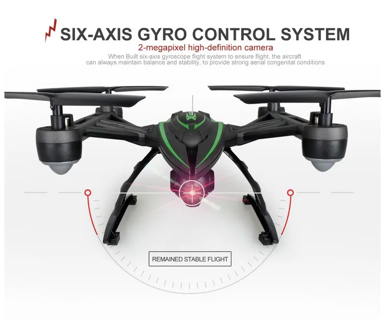 

JXD 510G 4CH 6-axis Gyro 5.8G FPV RC Quadcopter Drone with 2.0MP Camera 2.4GHz RTF