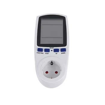 EU Plug Digital Voltage Wattmeter Power Analyzer Power Meter EU Britain Power meter Electric energy meter A multimeter
EU Plug Digital Voltage Wattmeter Power Analyzer Power Meter EU Britain Power meter Electric energy meter A multimeter