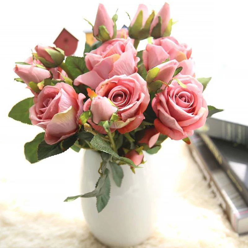 autumn fake tea rose silk flower fall Gerbera Daisy artificial plastic flower for wedding home accessories decoration room decor
autumn fake tea rose silk flower fall Gerbera Daisy artificial plastic flower for wedding home accessories decoration room decor