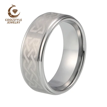 8MM Classic Tungsten Carbide Ring Wedding Band For Men Women With Custom Engraving Finish 
8MM Classic Tungsten Carbide Ring Wedding Band For Men Women With Custom Engraving Finish