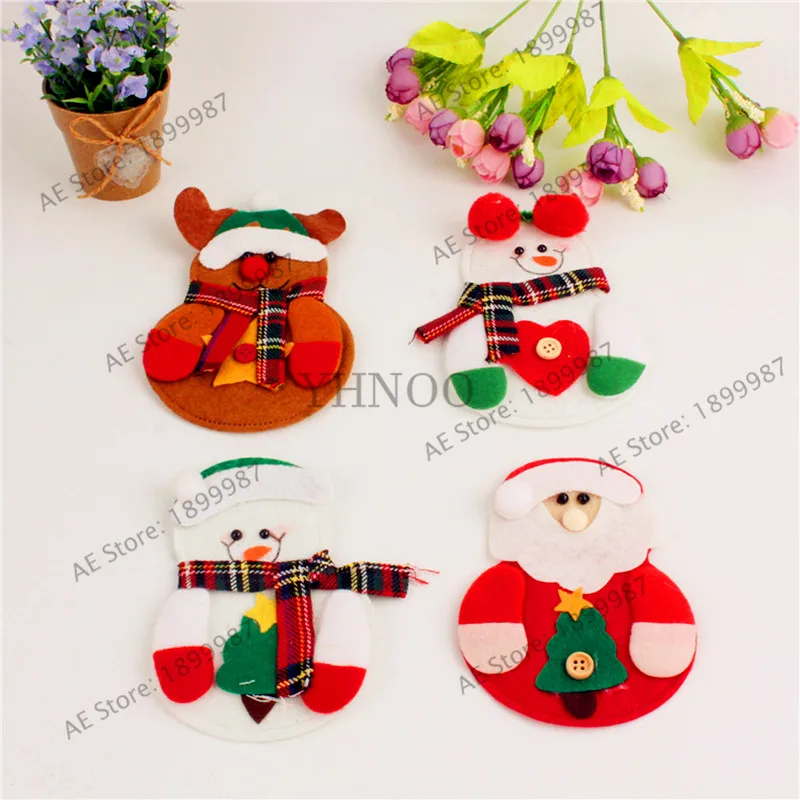 4pcs/set,New non - woven Santa snowman Elf knife and fork sets of Christmas home creative decorative items
4pcs/set,New non - woven Santa snowman Elf knife and fork sets of Christmas home creative decorative items