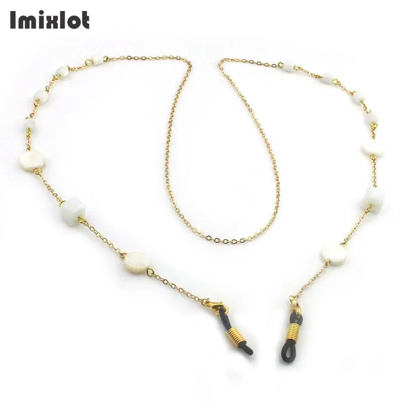 New Fashion Crystal Stone Beaded Eyeglass Chains Sunglasses Reading Glasses Chain Eyewears Cord Holder Neck Strap Rope
New Fashion Crystal Stone Beaded Eyeglass Chains Sunglasses Reading Glasses Chain Eyewears Cord Holder Neck Strap Rope