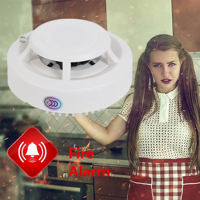1PC New High Sensitive Stable Independent Alarm Smoke Detector Home Security Wireless Alarm Smoke Detector Sensor Fire Equipment
1PC New High Sensitive Stable Independent Alarm Smoke Detector Home Security Wireless Alarm Smoke Detector Sensor Fire Equipment