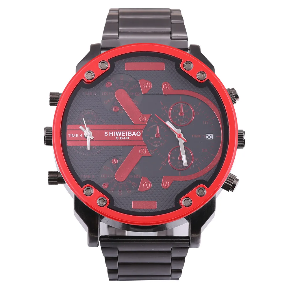 2018 Luxury double movement watch large dial men's trend stainless steel belt watch popular calendar quartz watch
2018 Luxury double movement watch large dial men's trend stainless steel belt watch popular calendar quartz watch