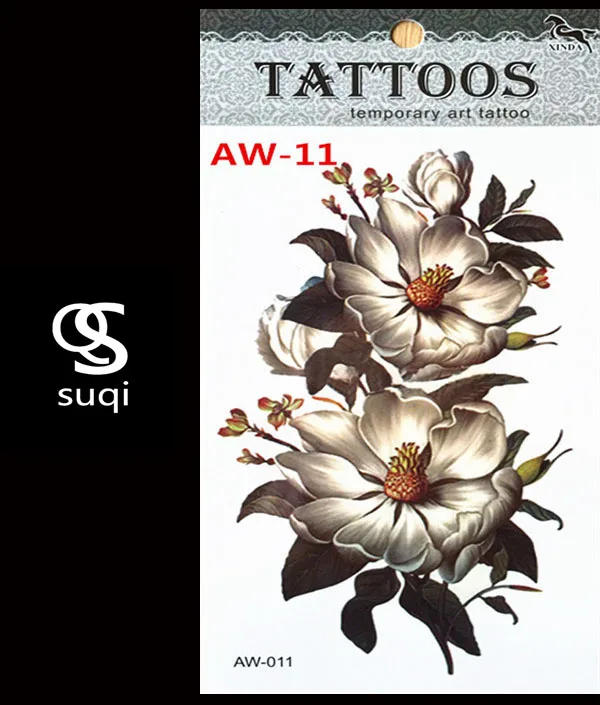 3D temporary tattoo tattoo flash flash light rose color tattoo on the body of the female body art tattoo stickers AW-11
3D temporary tattoo tattoo flash flash light rose color tattoo on the body of the female body art tattoo stickers AW-11