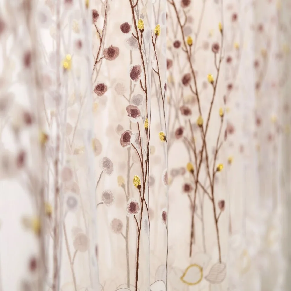 Semi transparent window curtain