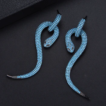 GODKI 72mm Luxury Curl Snake Full Blue Stone Engagement Wedding Party Nightclub Statment Dangle Drop Earrings For Women
GODKI 72mm Luxury Curl Snake Full Blue Stone Engagement Wedding Party Nightclub Statment Dangle Drop Earrings For Women