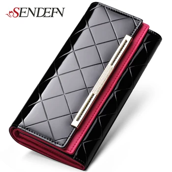 2018 Sendefn Patent Leather Women Party Clutch Large Capacity Long Woman Wallets Designers Brand Purse Card Holder
2018 Sendefn Patent Leather Women Party Clutch Large Capacity Long Woman Wallets Designers Brand Purse Card Holder