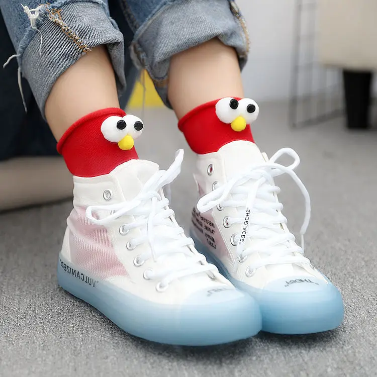 Fuzzy socks three-dimensional big eyes decoration women's socks curling loose-mouth Cotton socks Japanese 3D cartoon tube socks
Fuzzy socks three-dimensional big eyes decoration women's socks curling loose-mouth Cotton socks Japanese 3D cartoon tube socks
