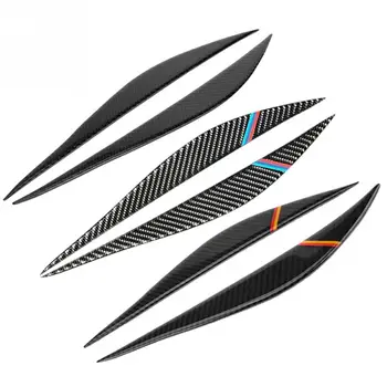 1Pair Headlight Headlamp Eyebrow Eyelids Cover Trim Sticker Carbon Fiber for BMW 3 Series Car Styling
1Pair Headlight Headlamp Eyebrow Eyelids Cover Trim Sticker Carbon Fiber for BMW 3 Series Car Styling