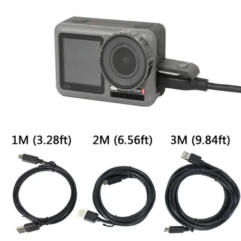USB Type-c Charging Cable for Dji Osmo Action Data Cable Dji osmo action sports camera lengthened 3/2/1 Meters PC Charging line
USB Type-c Charging Cable for Dji Osmo Action Data Cable Dji osmo action sports camera lengthened 3/2/1 Meters PC Charging line