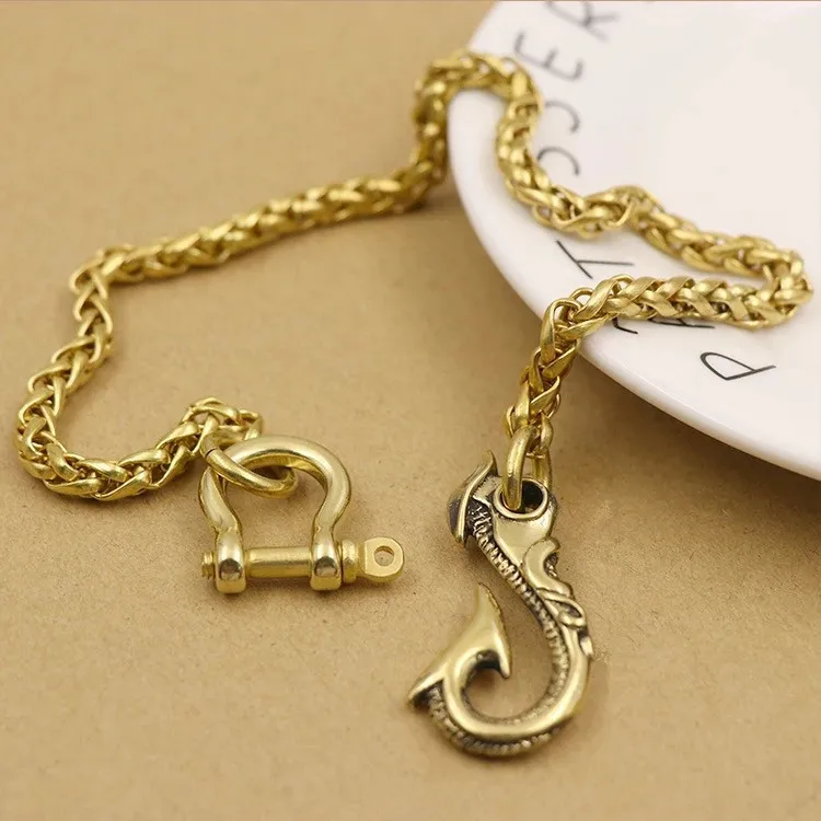 Men's Biker Link Key chain Jean Wallet Chain Metal Buckle Clips Snap Hook Solid Brass leather craft Trousers Pant Belt Chain
Men's Biker Link Key chain Jean Wallet Chain Metal Buckle Clips Snap Hook Solid Brass leather craft Trousers Pant Belt Chain