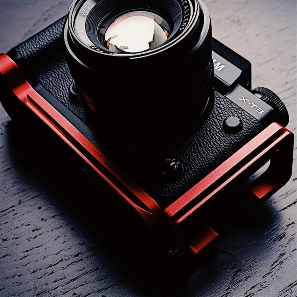 Red Aluminum Quick Release L Plate VerticaL Bracket For Fuji XT3 Fujifilm X T3 Arca Swiss
Red Aluminum Quick Release L Plate VerticaL Bracket For Fuji XT3 Fujifilm X T3 Arca Swiss
