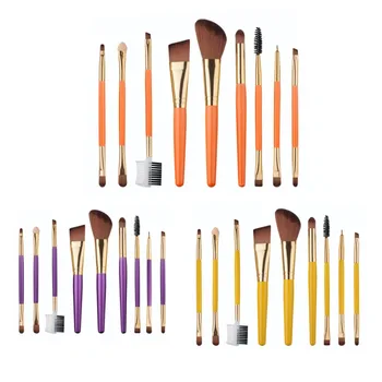 9Pcs Professional Cosmetic Blush Lip Makeup Brush Eyebrow Eyeliner Beauty Brushes Tool Set Tools Make-Up Kit 3 Colors
9Pcs Professional Cosmetic Blush Lip Makeup Brush Eyebrow Eyeliner Beauty Brushes Tool Set Tools Make-Up Kit 3 Colors
