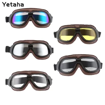 Yetaha Flying Helmet Goggles Motorcycle Eyewear Smoking Lens Glasses Leather Vintage Pilot Biker For Cycling Bike ATV Goggle New
Yetaha Flying Helmet Goggles Motorcycle Eyewear Smoking Lens Glasses Leather Vintage Pilot Biker For Cycling Bike ATV Goggle New