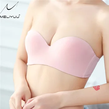 Women's Seamless Strapless Bra transparent shoulder straps Push Up Bras Party Bralette Underwired Underwear 30-38 A B C Cup
Women's Seamless Strapless Bra transparent shoulder straps Push Up Bras Party Bralette Underwired Underwear 30-38 A B C Cup