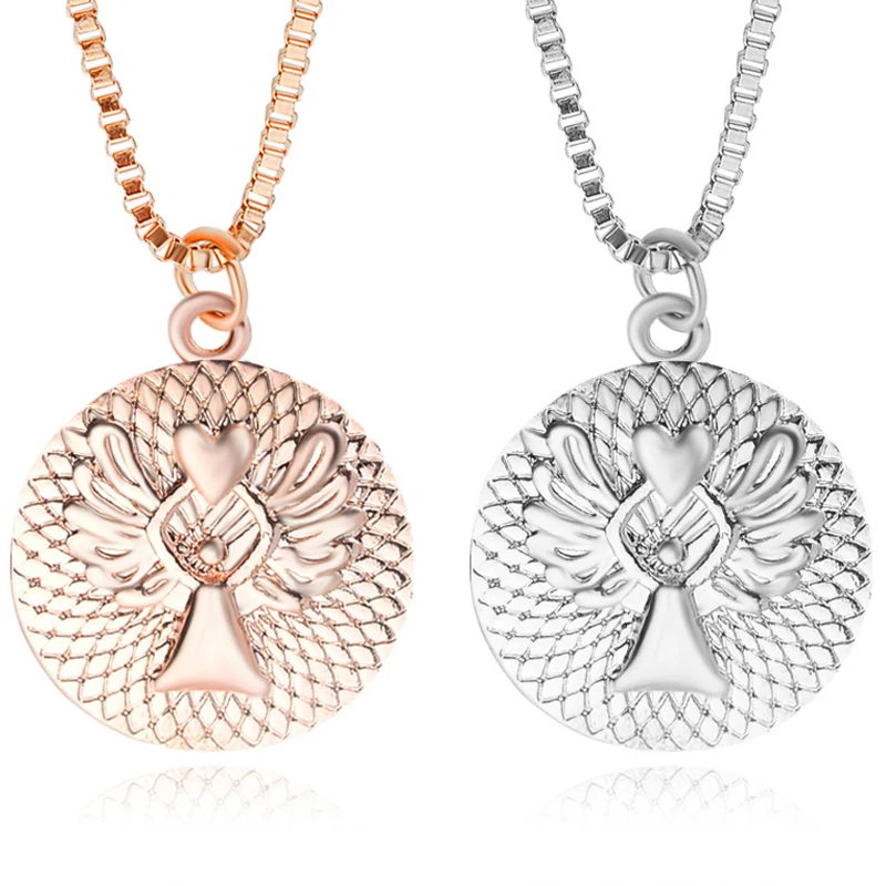 Guardian Angel Protect Me Wherever I Go and Keep Me From Harm Reversible Angel Pendant Necklace with Prayer Inscription Charm
Guardian Angel Protect Me Wherever I Go and Keep Me From Harm Reversible Angel Pendant Necklace with Prayer Inscription Charm