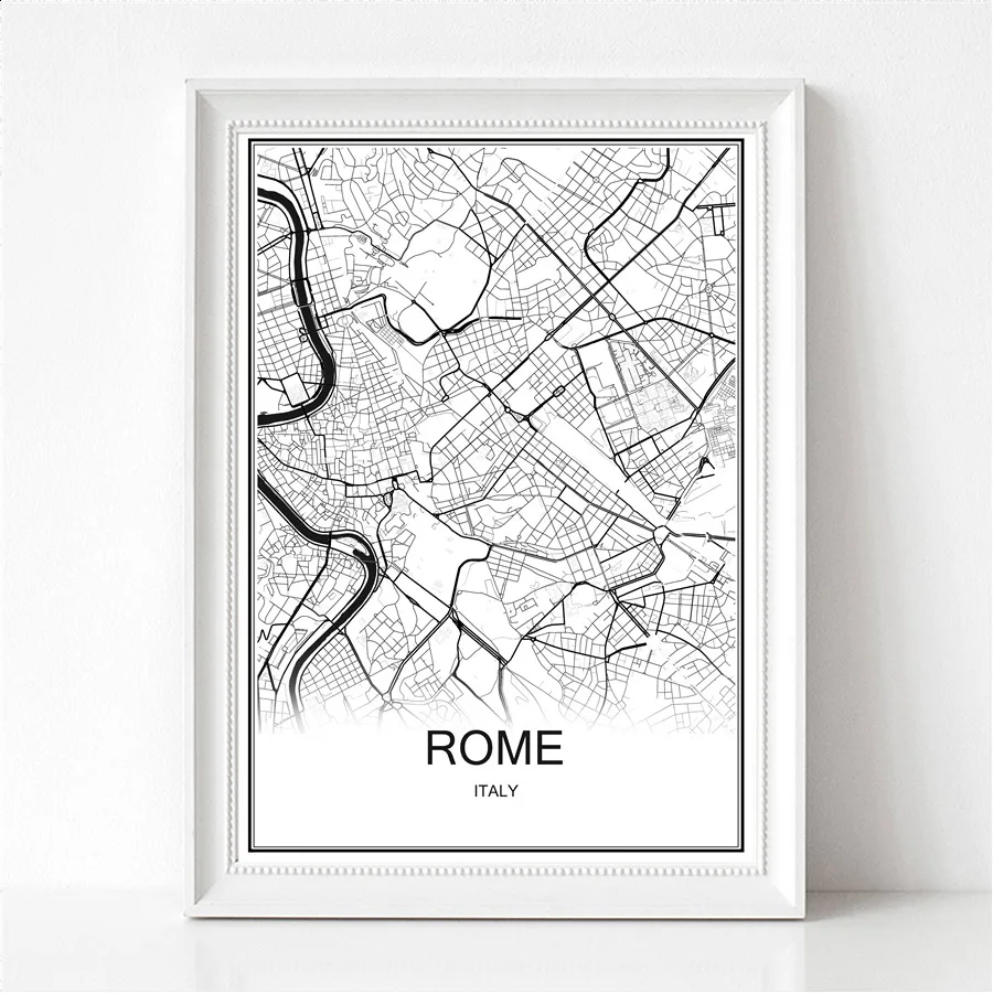 World City Abstract Map Rome Canvas or Paper Print Poster Painting Modern Bar Cafe Wall Sticker Living Room Paint Decor maps
World City Abstract Map Rome Canvas or Paper Print Poster Painting Modern Bar Cafe Wall Sticker Living Room Paint Decor maps