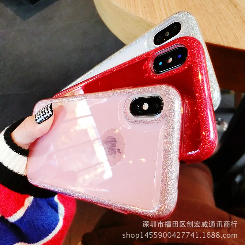 Tide brand glitter powder iPhone 8 plus mobile phone shell apple iphone XS all-inclusive silicone luxury ip XR anti-fall sleeve
Tide brand glitter powder iPhone 8 plus mobile phone shell apple iphone XS all-inclusive silicone luxury ip XR anti-fall sleeve