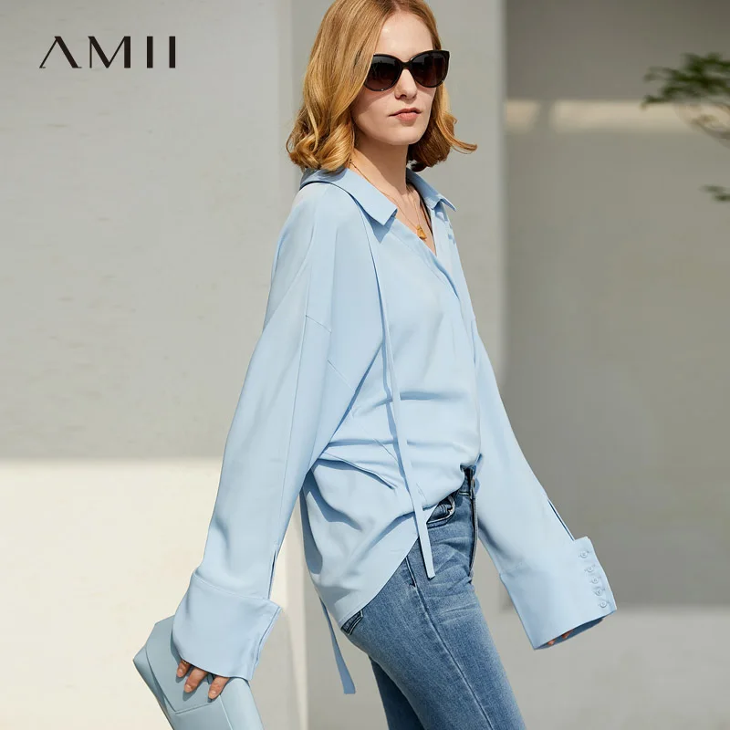 Amii Minimalist Women 2019 Blouse Chiffon Office Lady Plus Size V Neck Long Sleeve Female Blouses Shirts
Amii Minimalist Women 2019 Blouse Chiffon Office Lady Plus Size V Neck Long Sleeve Female Blouses Shirts