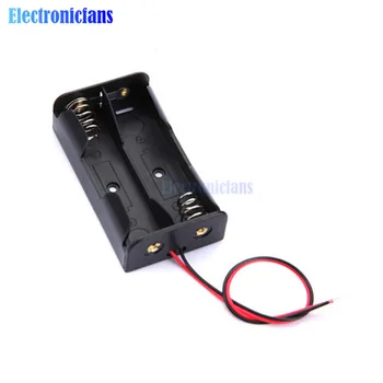 10PCS Plastic Battery Case Storage Box Holder with Wire Leads for 2 X AA 3.0V 2AA
10PCS Plastic Battery Case Storage Box Holder with Wire Leads for 2 X AA 3.0V 2AA