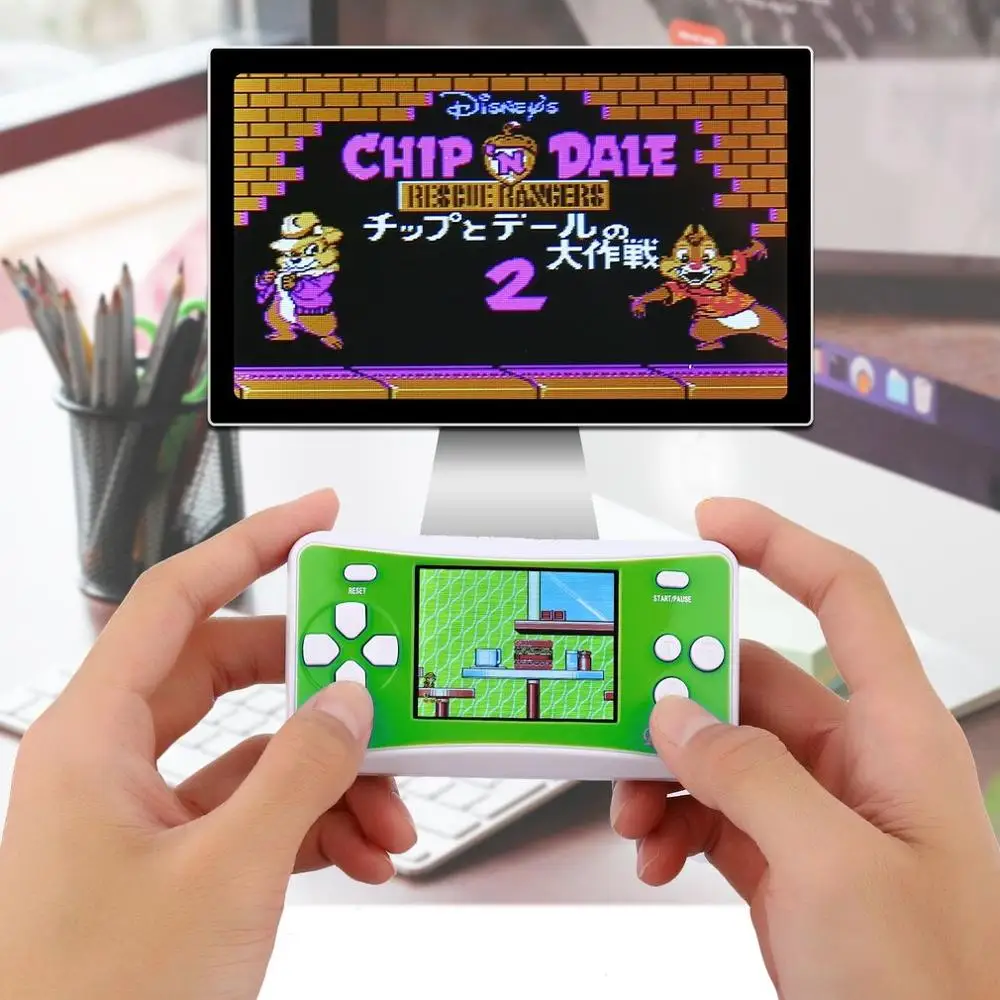 2.5" 8-Bit Portable Video Handheld Game Console for Children Retro 162 Classic Game Player The 80's Arcade Video Gaming System
2.5" 8-Bit Portable Video Handheld Game Console for Children Retro 162 Classic Game Player The 80's Arcade Video Gaming System