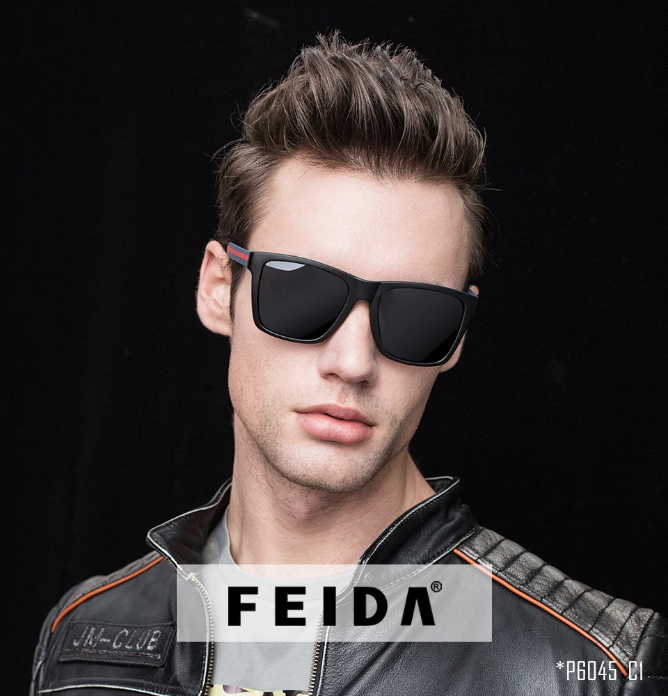 FEIDA Brand Men Classic Sunglasses Women Polarized Glasses Against UVA/UVUV400 Spectacles Eyewear For Driving And Fishing P6045
FEIDA Brand Men Classic Sunglasses Women Polarized Glasses Against UVA/UVUV400 Spectacles Eyewear For Driving And Fishing P6045