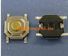 Бесплатная Доставка 100 шт. 4*4*1.5 мм SMD кнопочный переключатель Микровыключатель