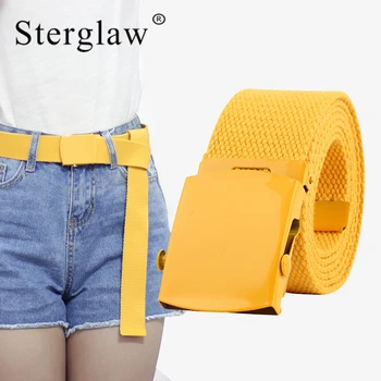 130x3.8cm 7 color Automatic buckle belt for Men's jeans 2020 all-match woman's canvas belt lovers brief long belt woman N222
130x3.8cm 7 color Automatic buckle belt for Men's jeans 2020 all-match woman's canvas belt lovers brief long belt woman N222