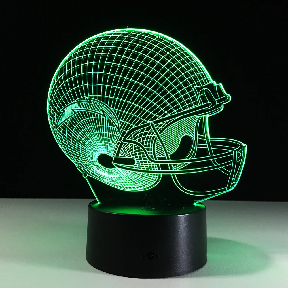 Dropshipping American Football Helmet Lamp 3D Night Light For Fans Bedroom Decor 7 Colors 2019 Sports Nightlight Baby Child Gift
Dropshipping American Football Helmet Lamp 3D Night Light For Fans Bedroom Decor 7 Colors 2019 Sports Nightlight Baby Child Gift
