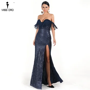 Missord 2020 winter xmas Sexy Elegant V Neck Tassel Off Shoulder Glitter one side High Split Maxi Dress FT8950-5
Missord 2020 winter xmas Sexy Elegant V Neck Tassel Off Shoulder Glitter one side High Split Maxi Dress FT8950-5