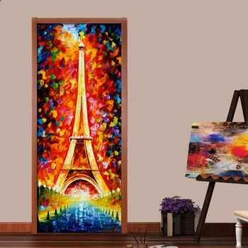 3D Waterproof Self Adhesive Door Stickers Bedroom Hand Painted Art Oil Painting Paris Tower Home Decoration Sticker Wall Mural
3D Waterproof Self Adhesive Door Stickers Bedroom Hand Painted Art Oil Painting Paris Tower Home Decoration Sticker Wall Mural