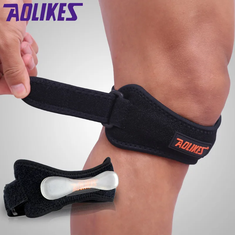 1PCS Adjustable Jumpers's Knee Strap Patellar Tendon Band Knee Support Brace Silicone Pads for Running Basketball Sport
1PCS Adjustable Jumpers's Knee Strap Patellar Tendon Band Knee Support Brace Silicone Pads for Running Basketball Sport