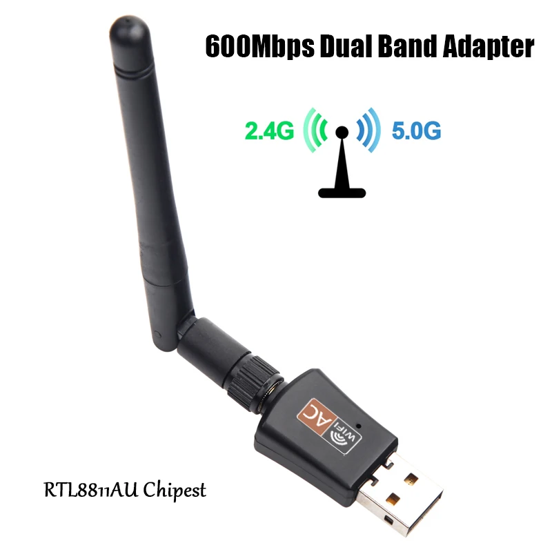 TEROW Wireless Wifi Adapter Mini USB Dual Band 600mbps 802.11ac ethernet adapter Network Card wi-fi receiver Windows Mac for PC
TEROW Wireless Wifi Adapter Mini USB Dual Band 600mbps 802.11ac ethernet adapter Network Card wi-fi receiver Windows Mac for PC