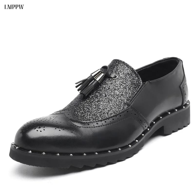 2019 Men Brogues Tassel Genuine Leather Shoes Men Classic Business Formal Shoes Men's Flats Shoes Mens Fashion Casual Shoes2.5a
2019 Men Brogues Tassel Genuine Leather Shoes Men Classic Business Formal Shoes Men's Flats Shoes Mens Fashion Casual Shoes2.5a